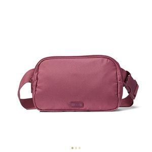 PINK Fanny Pack - burgundy rose